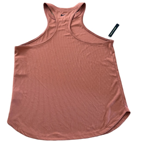 Nike Ribbed Rust Dri-Fit Tank - Picture 2 of 5